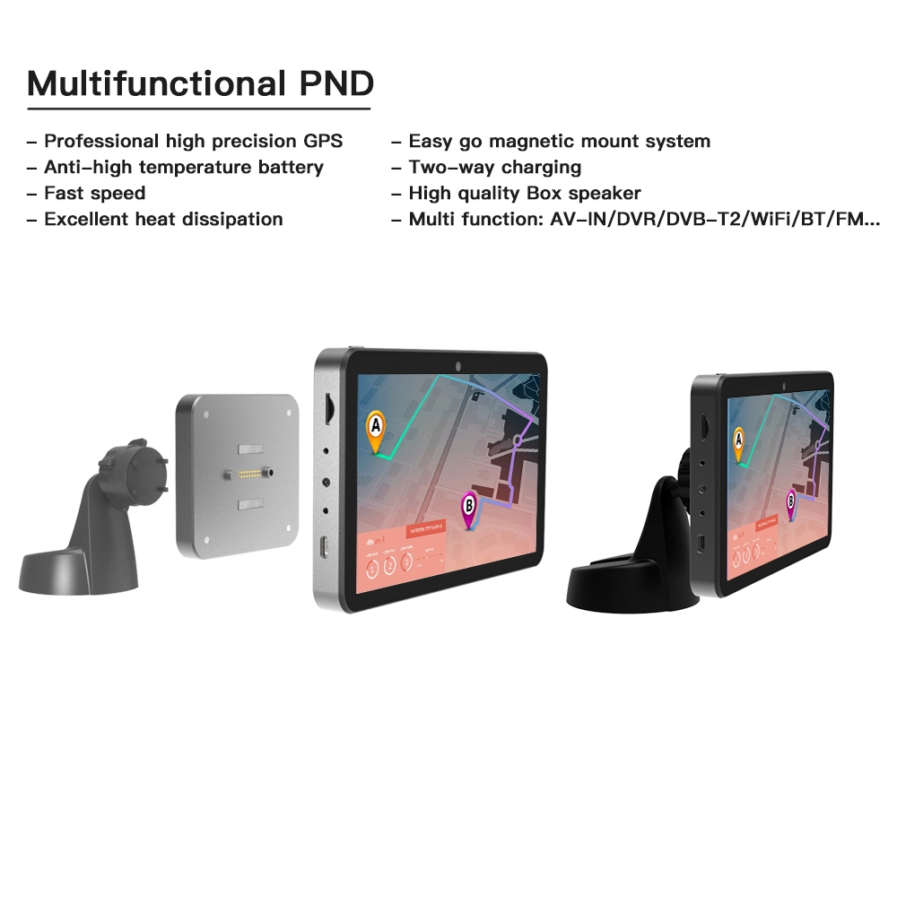 Android Magnetic Charging Dock Station Car Tablet Vehicle Truck GPS Navigation Audio System Car Monitor Pnd