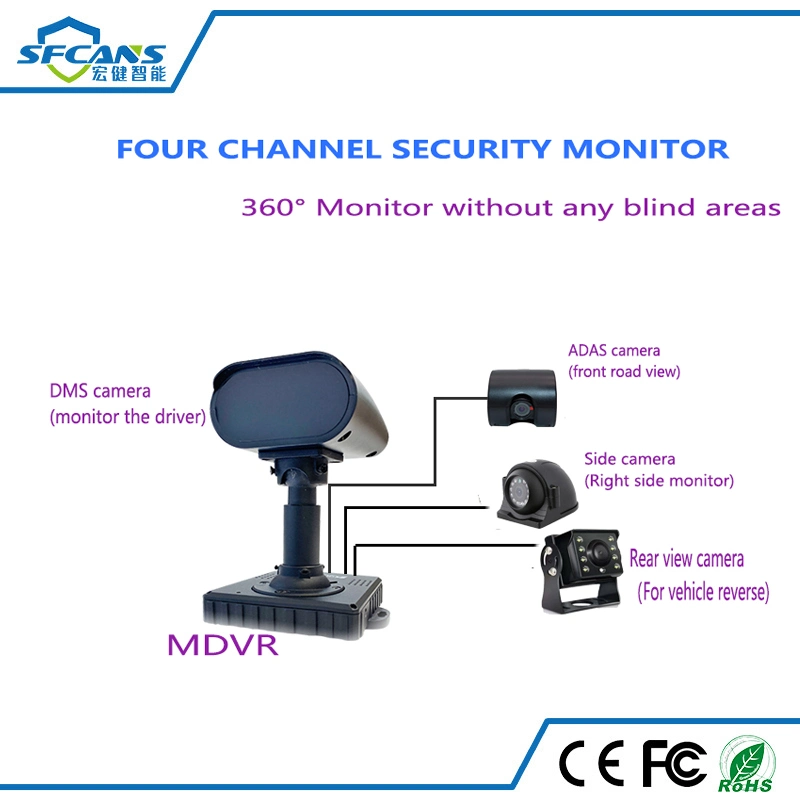 Mini 4G GPS Mobile Driving Recorder with DMS Adas