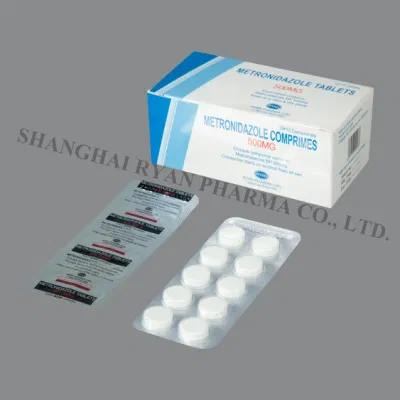 Comprimés de métronidazole 200 mg, 250 mg, 500 mg 10X10 comprimés/boîte